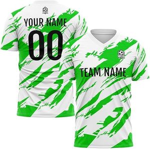 Último Diseño, Conjunto de Uniforme de Fútbol 100% Poliéster, Nuevo Estilo, Calidad Premium Profesional para Adultos, Color Personalizado, Logotipo Personalizado - Product Image 2