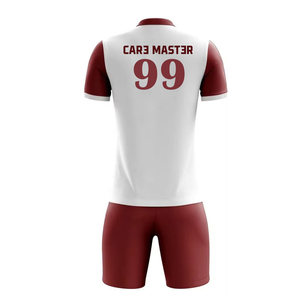 ชุดฟุตบอลทีมชายแบบใหม่ล่าสุดของ OEM คุณภาพสูง ชุดฝึกซ้อมฟุตบอล ชุดยูนิฟอร์มฟุตบอลแบบซับลิเมชั่น - Product Image 2