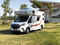 Camping-car MAXUS RV90 Life Home V90 Deluxe 2021, grande cabine C-Type, diesel 2.0T automatique, lit transversal arrière, toit rigide fixe