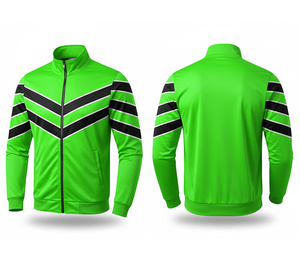Chaqueta con Cierre de Poliéster Resistente para Uso en Exteriores y Gimnasio, Cálida, Transpirable y de Secado Rápido |   Tallas Hombre Mujer Juvenil |   Chaqueta de Entrenamiento - Product Image 3