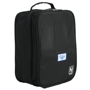Sac à chaussures de voyage portable en polyester imperméable OEM/ODM avec fermeture éclair, couleur naturelle, durable, étuis cosmétiques, rangement extérieur, vente en gros - Product Image 1