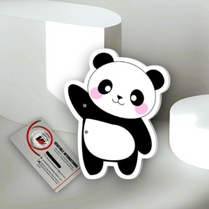 Palette d'extensions de cils magnétiques personnalisées en forme de panda, nouveau design cœur, carré, fleur, cercle, diamant, papillon, en acrylique - Product Image 2