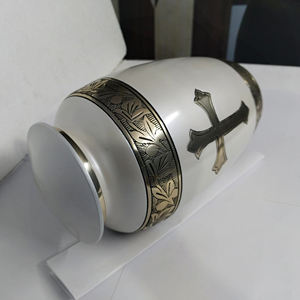 Urna de cremación Golden Cross para cenizas humanas, urna de cremación conmemorativa funeraria - Product Image 2