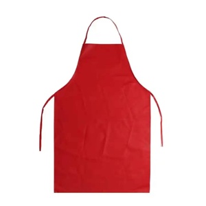 Durable Red Cowhide Split <b>Leather</b> Welding <b>Apron</b> Household and Industrial Safety Hand Protection Working Spark Resistant - Product Image 1