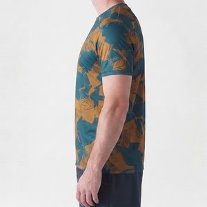 Camiseta con costuras duraderas para hombre, protección UV, ajuste cómodo, ropa deportiva moderna, camiseta transpirable para hombre - Product Image 3