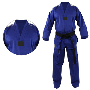 Uniforme de Taekwondo Dobok, tenue d'entraînement durable pour les arts martiaux, avec une coupe confortable pour les séances d'entraînement quotidiennes et les tournois - Product Image 3