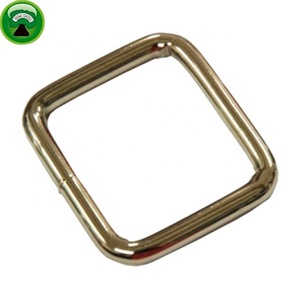 Hebillas cuadradas chapadas en latón, herrajes para caballos, con cuello halter - Product Image 1