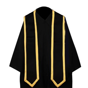 Estola de Graduación de Satén al por Mayor con Bordado para Reconocimiento de Logros Académicos, Uso Escolar - Product Image 1