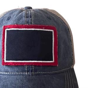 Gorra de Béisbol Ajustable de Alta Calidad en Algodón Oxford con Bordado 3D, Logotipo en Relieve y Patrón Argyle en el Panel Izquierdo - Product Image 3