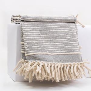 Premium Quality Luxury Cotton Throw Blanket Reversible Decorative Sofa Couch Flannel for <b>Bed</b> Room Travel Solid Throw - Product Image 4