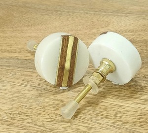 Handcrafted Casting Modern Brown Epoxy Resin Decorative <b>Door</b> <b>Knobs</b> for Kitchen Drawers Natural Wood Furniture - Product Image 1