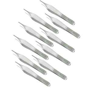 Pinzas Adson, Pinzas Quirúrgicas Ortopédicas, Juego de Laboratorio, 10 Piezas, Acero Inoxidable, Instrumentos Quirúrgicos CE, Manual Quirúrgico - Product Image 5