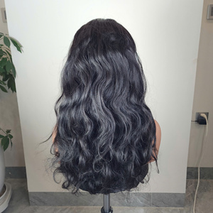 Perruques Lace Front Body Wave 13x4 en Cheveux Humains, Densité 180%, 16-30 Pouces, Perruques Frontales en Dentelle Transparente pour Femmes Noires - Product Image 2