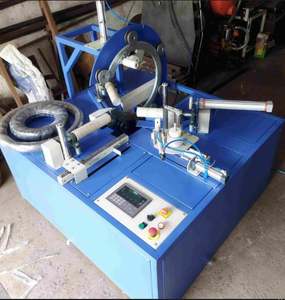 Máquina Semiautomática de 7.5kw para Enrollar y Envolver Cables con Control PLC, con Empaque de Lámina/Papel/Caja para Cables Eléctricos - Product Image 1