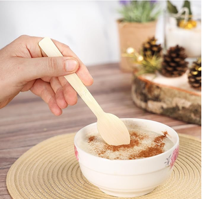 Cuchara de Madera para Cocina, Utensilio de Cocina de Madera Natural Ecológica, Resistente al Calor, Suministro al por Mayor - Product Image 5