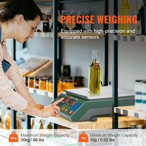 Bilancia Digitale per Alimenti da 30 kg con Display LED per Uso Commerciale - Misura in Kg - Product Image 2
