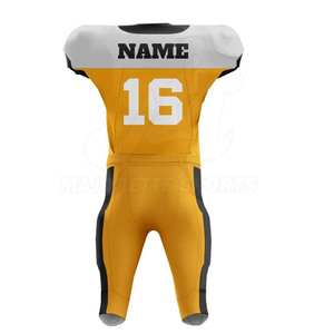 Uniforme de football américain, maillot et pantalon à séchage rapide, design léger, vêtements de sport d'entraînement, tenue pour joueur adulte - Product Image 2