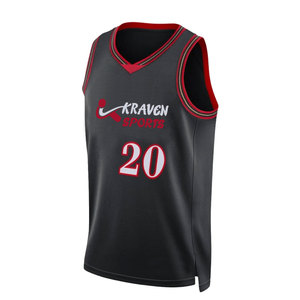 Camiseta de Baloncesto de Manga Corta con Estampado, 100% Poliéster, con Servicio OEM - Product Image 1