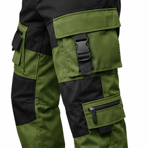 Pantalon cargo décontracté pour homme, coupe confortable et décontractée, tissu durable, conçu pour un usage quotidien, activités de plein air, voyages - Product Image 5