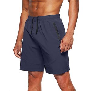 Pantalones Cortos Deportivos de Poliéster Texturizado Tipo Waffle para Hombre, Sólidos, Casuales, Transpirables, para Gimnasio, Running y Entrenamiento - Product Image 5