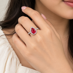 Bague en argent 925 avec diamant de laboratoire pour femme, certifiée IGI, RJC, ODM, OEM, fabricant éthique de bijoux fins, vente en gros E201341 - Product Image 2