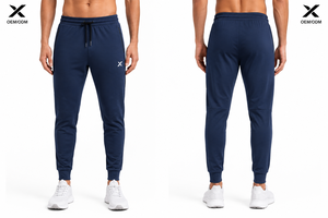 Pantalon de survêtement élastique pour homme avec poches latérales, cordon de serrage, joggers décontractés multicolores, maille respirante, séchage rapide - Product Image 2