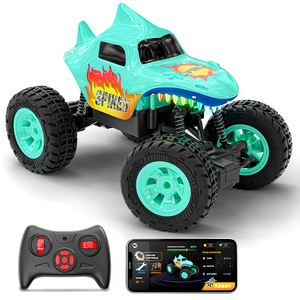 รถบังคับวิทยุความเร็วสูง RC Spiker Stunt Car 2.4GHz 4WD ขับเคลื่อนสี่ล้อ สำหรับวิ่งออฟโรด พร้อมระบบหมุนได้ 360 องศา ควบคุมผ่านแอพพลิเคชั่น สำหรับเด็ก - Product Image 5