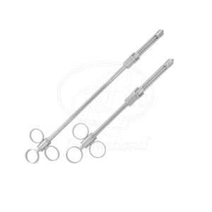 Seringue de blocage nerveux Wolf Tooth, ensemble de 2 pièces, laiton chromé, 1,8 ml, 10 et 16 pouces, outil vétérinaire - Product Image 1
