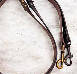 Correa para Perro de Cuero de Grano Completo Hecha a Mano, Duradera y Elegante, Accesorio para Pasear Mascotas - Product Image 2