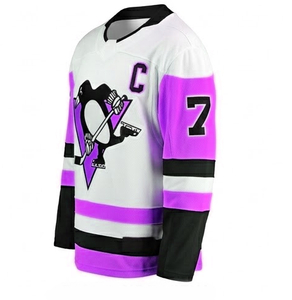 Customized Adult Breathable Ice Hockey Jersey Professional Team Wear Embroidered Sublimation Customized Training Kit For Unisex - Product Image 5
