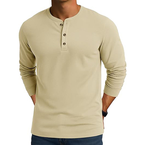 Chemise en coton 100% de haute qualité, confortable, à manches longues, t-shirt personnalisé, différentes couleurs, t-shirt décontracté - Product Image 2