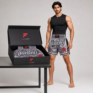 Shorts de Muay Thai confortables, conçus avec des matériaux respirants offrant une mobilité flexible et des performances fiables au quotidien. - Product Image 6