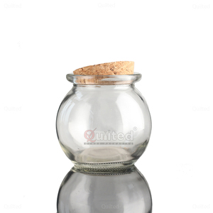 Mini Vasetti in <span class=keywords><strong>Vetro</strong></span> per Yogurt da 200 ml (7 oz) con Tappi in Sughero, Vasetti per Budino, Contenitori in <span class=keywords><strong>Vetro</strong></span> con Coperchio, Barattoli Mason Bomboniere Matrimonio, Vaso per Miele - Product Image 2