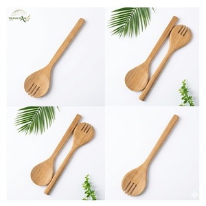House Warming <b>Kitchen</b> Utensil <b>Set</b> Bamboo Cooking Utensils Including Spatula Durable and Eco-Friendly <b>Accessory</b> <b>Set</b> - Product Image 1