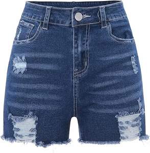 กางเกงขาสั้นรุ่นใหม่ปี 2026 ไซส์ M-2XL กางเกงยีนส์เดนิมยืดเอวกลางลำลองสำหรับผู้หญิงใส่ในช่วงฤดูร้อน - Product Image 6