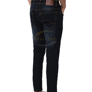 Jeans pour hommes de qualité supérieure, fins, solides, respirants, tissés, confortables, sur mesure, dernier design, vente en gros, faible MOQ - Product Image 2