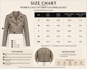 Women’s Grey <b>Leather</b> Back Drawstring <b>Jacket</b> <b>Long</b> Sleeve Tailored Button Front Fashion Coat - Product Image 4