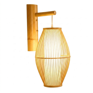 Lámpara Colgante de Bambú Tropical Moderna, Rústica, Hecha a Mano, Ecológica, para Techo, Cocina, Isla, Cafetería - Product Image 5