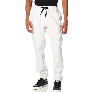 Men's 100% Cotton Canvas Jogger Pants Mid Waist Zipper Pockets Drawstring Breathable Eco-Friendly Quick Dry Casual - Product Image 4