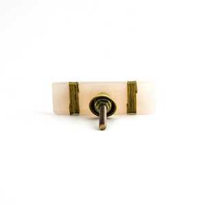 Poignée de meuble en bois naturel et résine écologique, bouton unique pour tiroir, quincaillerie artisanale, décoration intérieure, thème ange - Product Image 2