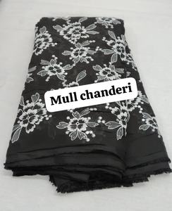 Tissu en coton Mulchanderi artisanal, pur coton Mulchanderi, tissage traditionnel, texture douce et respirante, luxe ethnique. - Product Image 2