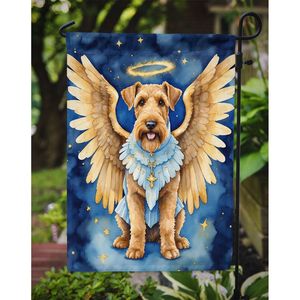 Drapeau de jardin multicolore Airedale Terrier My Angel Bannière de jardin décorative pour patio Illustration de boîte aux lettres Drapeau pour parterres de fleurs - Product Image 3