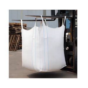 Bolsa FIBC de diseño circular con capacidad de 500 kg, exportador de bolsas jumbo de polipropileno tejido, bolsa de embalaje industrial a granel. - Product Image 2