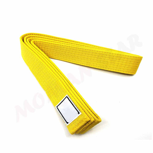 Ceintures de Taekwondo personnalisées de haute qualité pour les arts martiaux BJJ Karaté Judo Jiu-Jitsu Sports en coton et polyester unisexe - Product Image 2