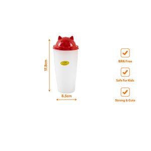 Gobelet réutilisable en plastique PP sans BPA avec couvercle, tasse transparente pour smoothies, gobelet conique pour boissons à emporter, tasse à boisson froide, jus - Product Image 2