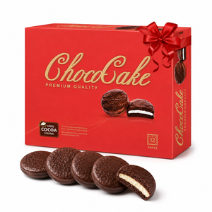 Pâté au chocolat de qualité supérieure, prix de gros, savoureux, fabriqué au Vietnam, best-seller, conditionné en boîtes de 12 paquets. - Product Image 2