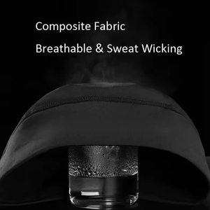 Casquette de cyclisme unisexe personnalisée avec broderie 3D et impression numérique, motif crâne, pour l'hiver - Product Image 3
