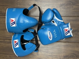 Guantes de Boxeo Profesionales de Cuero con Cordones, Dedos Completos, 16 oz, Correa de Muñeca Ajustable con Velcro, Artes Marciales - Product Image 4