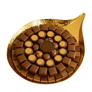 Fabulosa bandeja de chocolate para decoración de mesa, plato para servir dulces, ideal para bodas, fiestas y cualquier evento, al precio más bajo. - Product Image 2