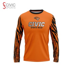Chemises de tir grande taille respirantes personnalisées OEM Sportswear T-shirt à manches longues - Product Image 1